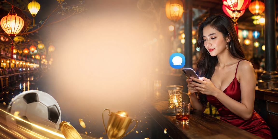 Người hâm mộ bóng đá theo dõi kèo cược tại chợ đêm Huế